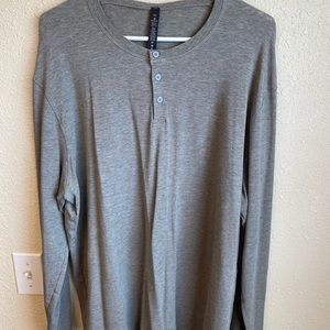 Lululemon Long Sleeve Henley Shirt - Men’s XXL